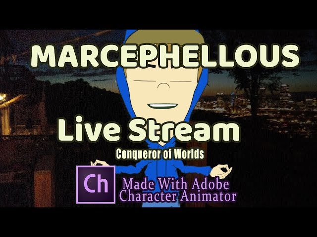 Adobe Character Animation Streaming and Twitch puppet test