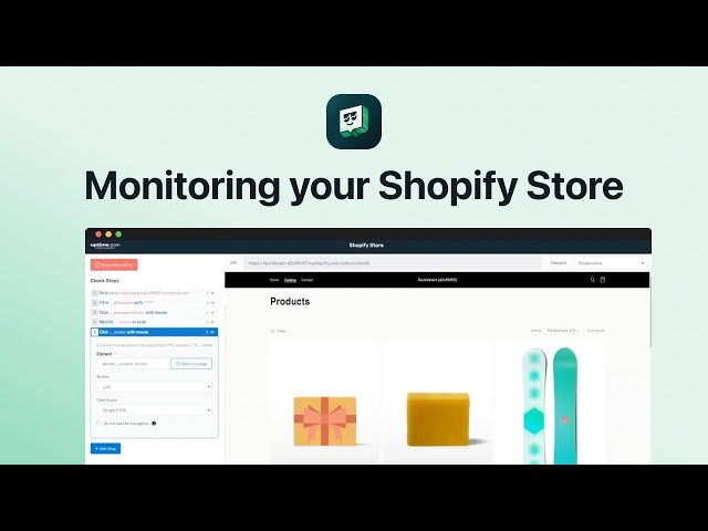 Monitoring your Shopify Store