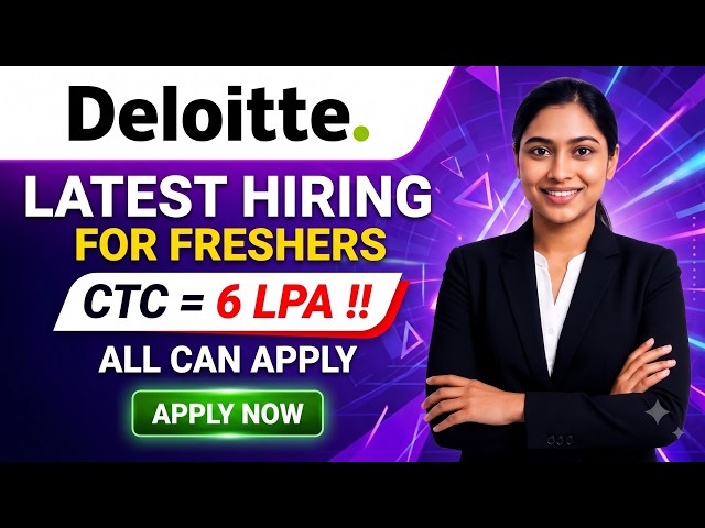 Deloitte Latest Hiring 🤯🔥 For Freshers | All can apply | #deloitte #hiring #offcampusdrive