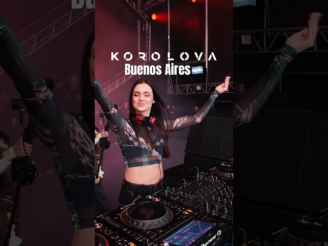 KOROLOVA LIVE from Buenos Aires #korolova #buenosaires #techno