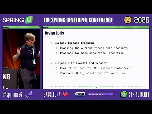 Core Resilience Features in Spring Framework 7 by Juergen Hoeller @ Spring I/O 2026