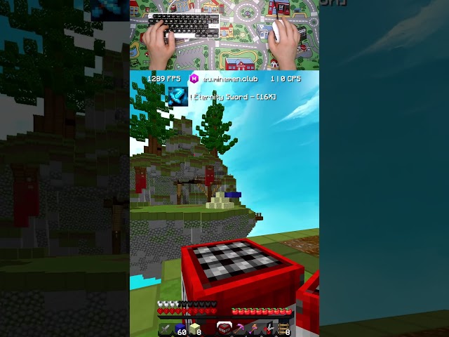 FANCY FIREBALL FIGHT TRAP #shorts #viral #gaming #minecraft #minemenclub #pvp #fireballfight