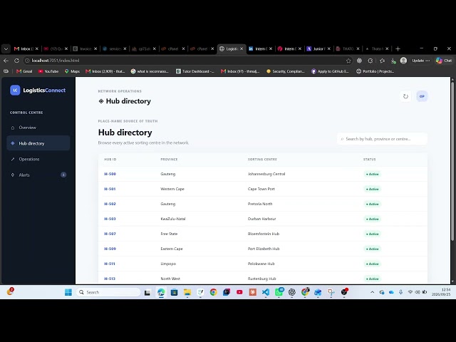 LogisticsConnect | Systems Integration Project Demo