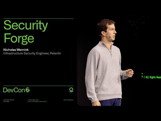 Deep Dive: Security Forge: Wielding Agents for Defensive Cyber | DevCon 6
