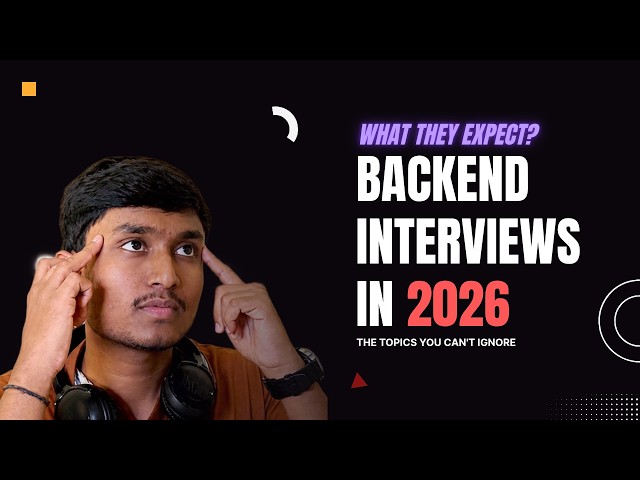 Backend Interview Preparation in One Shot! 🚀