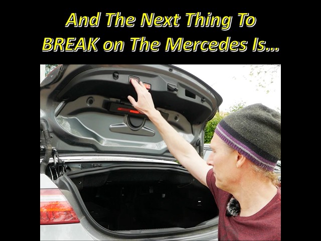 Mercedes Boot Roller Partition | The NEXT Thing To BREAK On The Mercedes Is...