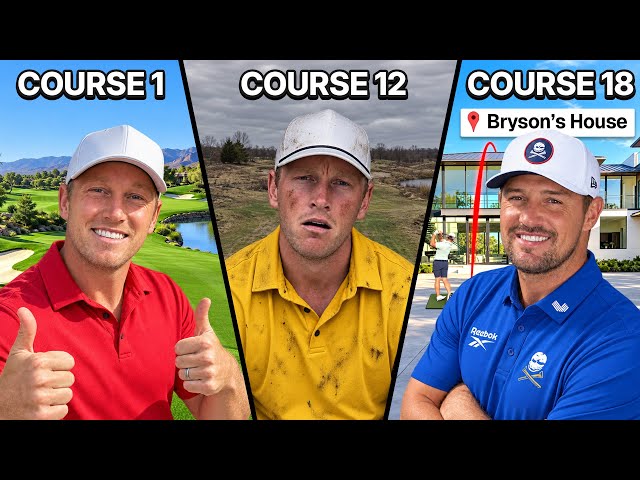 One Round. 18 Courses. Ending at Bryson’s House