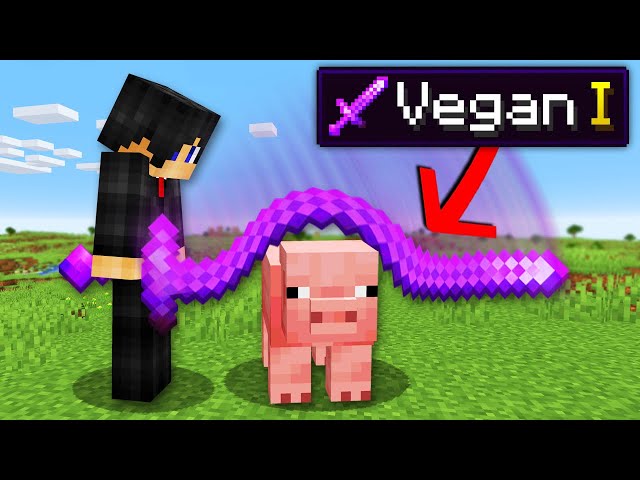 Minecraft, But There's GOOFY Enchants...