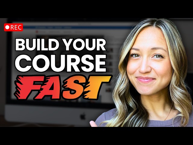 How to Record & Edit Your Online Course FAST with AI (Step-by-Step Tutorial)