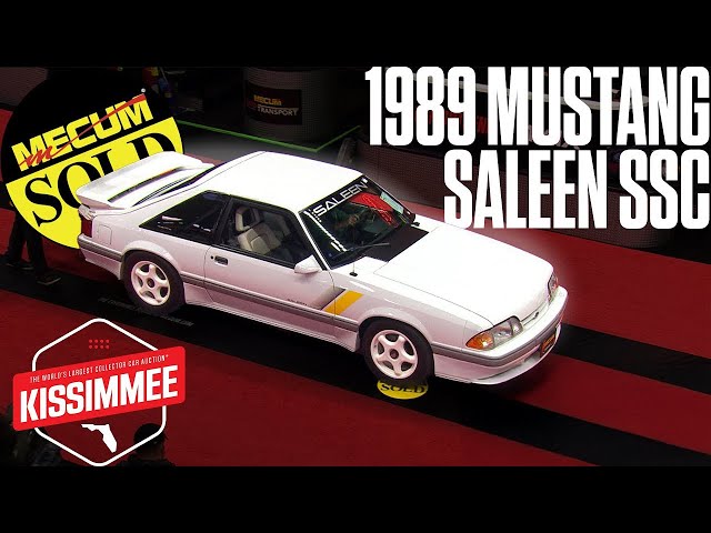 Rare Mustang Saleen Sells Big at Mecum Kissimmee 2025