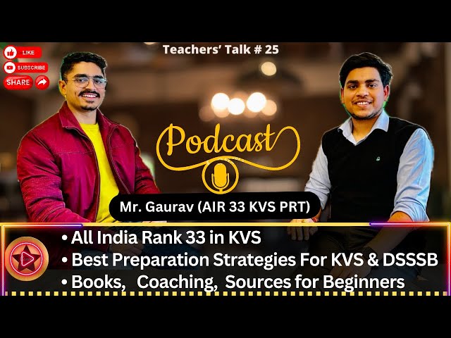 How Gaurav Secured Rank 33 in 2 months Preparation || KVS Selected Teacher | @AshwaniSheoran