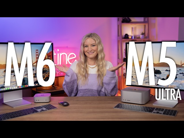 The new M6 Mac mini + M5 Ultra Mac Studio! Unboxing, AI tests and more!