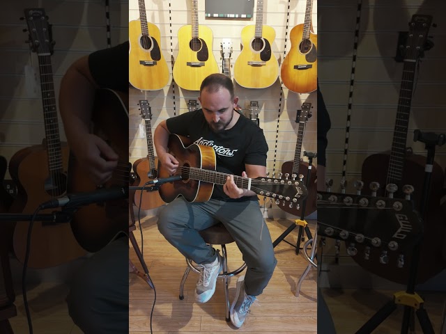 Shop Strumming On The Guild Westerly F-2512E 12-String! #shorts #12string #guildguitars