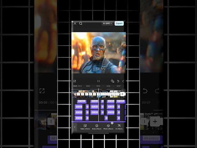 Captain America Edit Tutorial In Capcut | Montagem oscurida Phonk Edit
