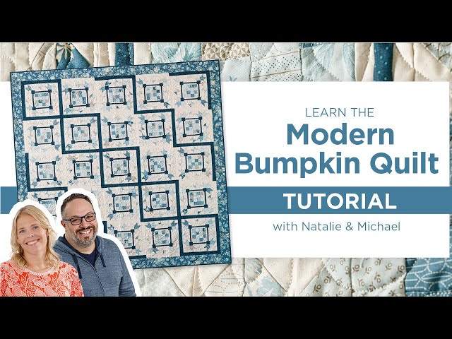 Layer Cake Friendly Quilting Tutorial | Make the Modern Bumpkin with Natalie & Michael Nardi
