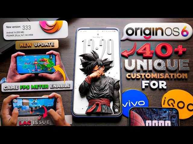 OS 6 Fix | OriginOS 6 Best Settings For Customisation 🤩 | For Vivo & iQOO users #vivo #originos6
