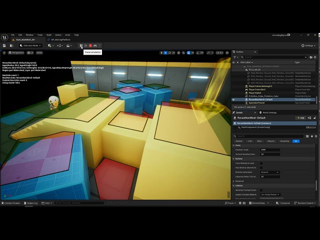 Unreal Engine 5 AI | Static vs Dynamic Mesh Generation