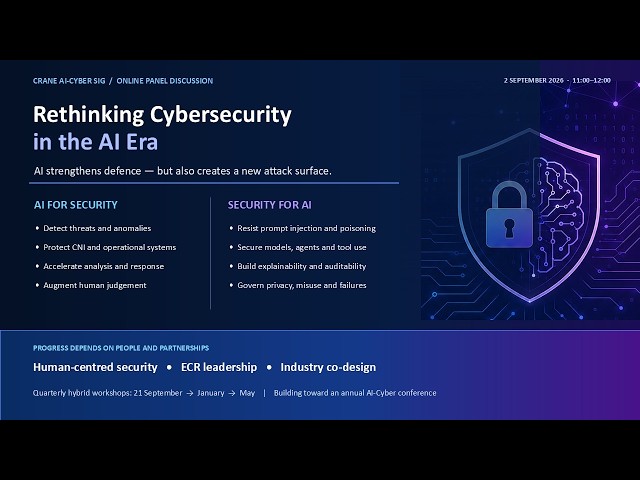 CRANE AI Cyber SIG Panel Discussion