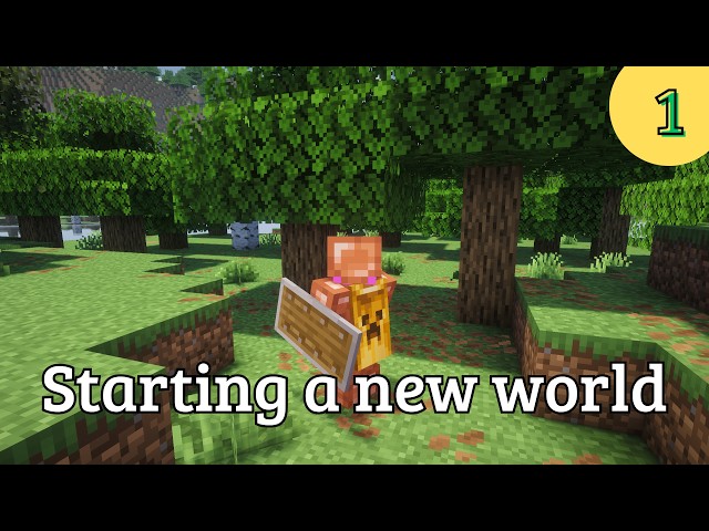 Playing Minecraft