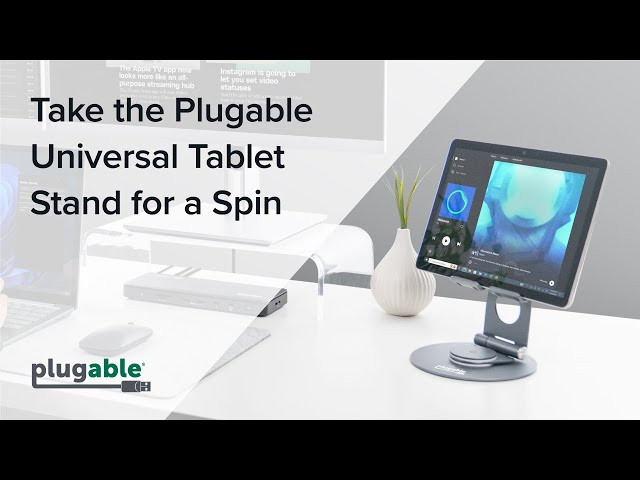 Take the Plugable Universal Tablet Stand for a Spin