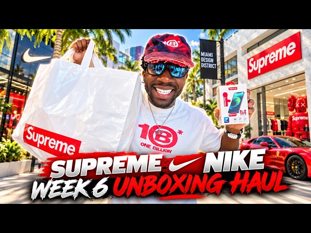 SUPREME NIKE WEEK 6 UNBOXING HAUL