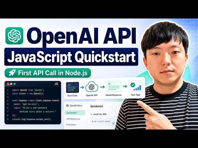 OpenAI API Quickstart with JavaScript: Your First API Call in Node.js
