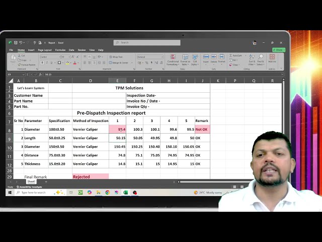Mistake Proffing PDIR  sheet in excel