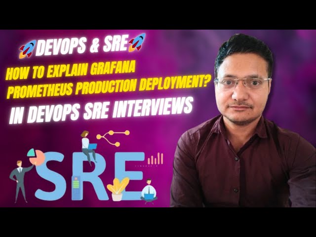 How to Explain Grafana Prometheus Monitoring Stack Deployment in Production | DevOps SRE Interviews