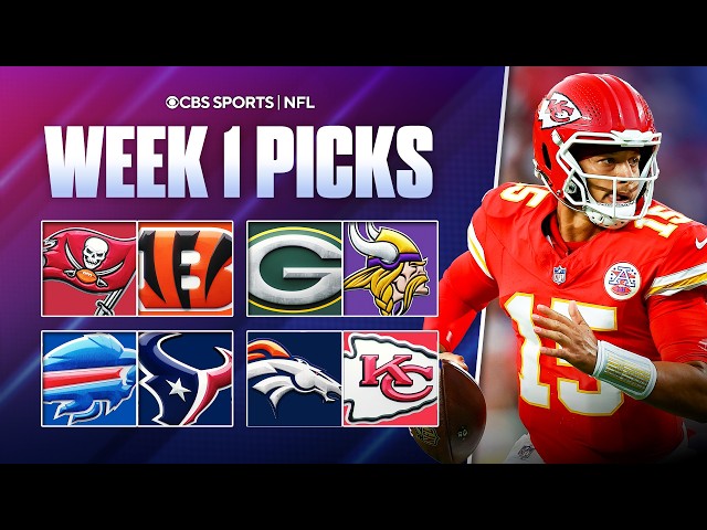 NFL Predictions and Picks for EVERY Week 1 Game [Broncos at Chiefs] | Best Bets ✅