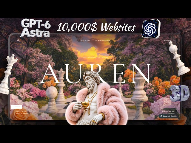 I Built a Scroll-Animated Fashion Website with GPT-6 Astra & Runable