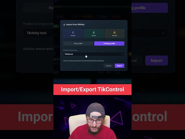 How To Import And Export Your TikControl Settings And Setup