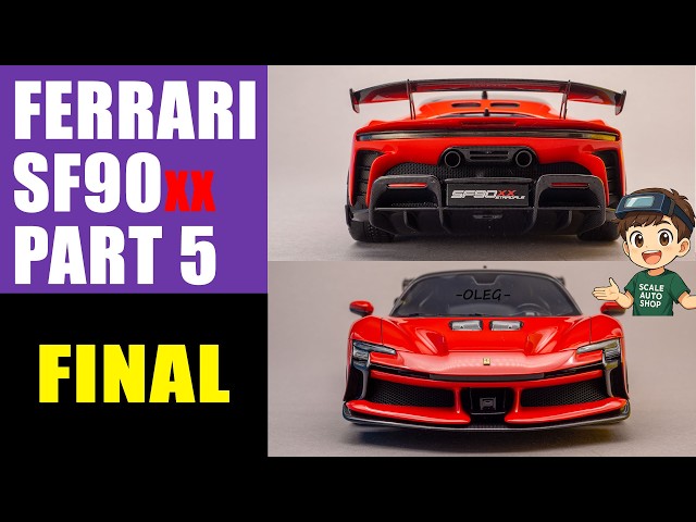 1/24 Ferrari SF90xx. Final Assembly. Alpha Models AM02-0084 #5