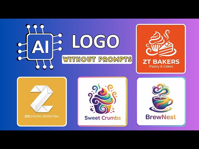Make Logo Design using Ai - FREE AI Logo Generator Tutorial 2026 | AI Logo Design Without Prompts