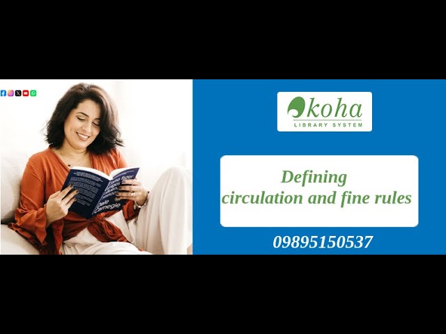 Koha for Beginners: How to Set Up Circulation & Fine Rules | Step-by-Step Guide