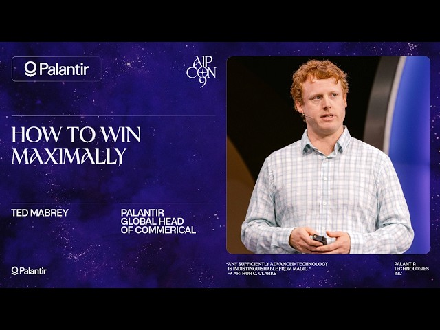 How to Win Maximally | Ted Mabrey at AIPCon 9