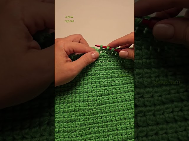 Easy 2 Row Repeat Crochet Pattern | Pixel St Crochet |Crochet Blanket #crochettutorial #easycrochet