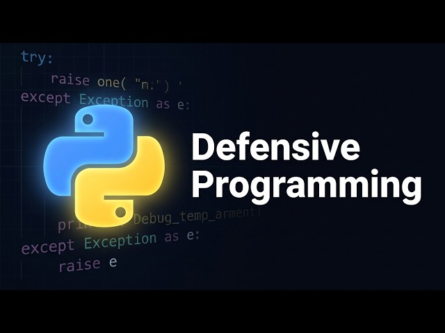 Defensive Programming in Python — EAFP vs LBYL | Python Course Module 6, Topic 6