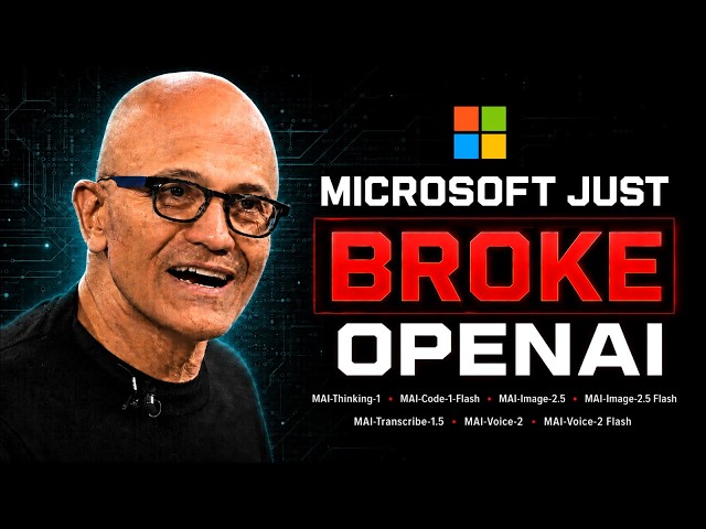 Microsoft Just Shocked The Entire AI World: 7 New AI Models