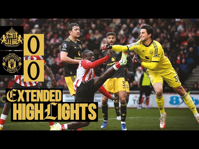 Senne On Fire! 🧤🔥 | Sunderland v Man Utd | Extended Highlights