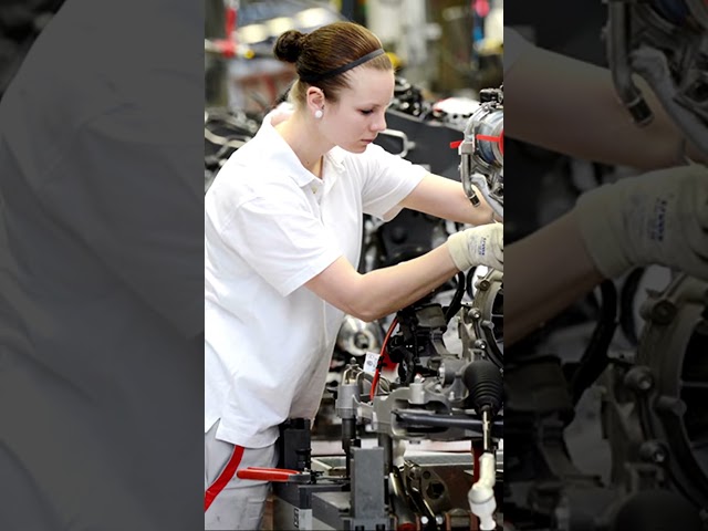 How do women work in Car Factories around the world?