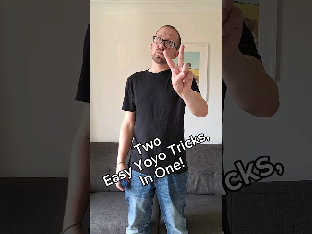 Two EASY Yoyo Tricks, in One! #yoyo #yoyoing #yoyotricks #gr33nrobot #easy #beginner #uk #learn