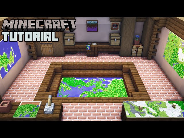 Minecraft - Map Room Tutorial (How to Build)