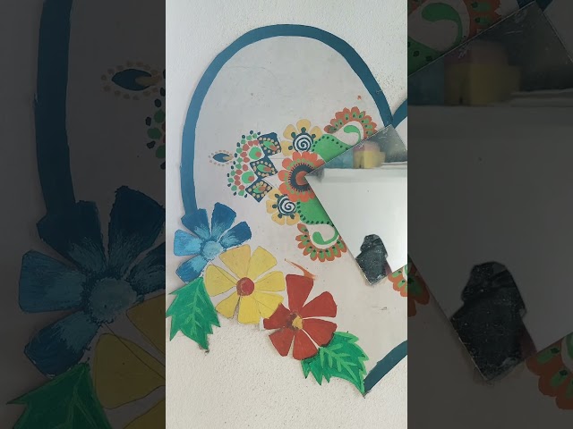 Wall hanging craft #shorts #craftideas #mirrordecor #walldecor #foryou #fypviralシ