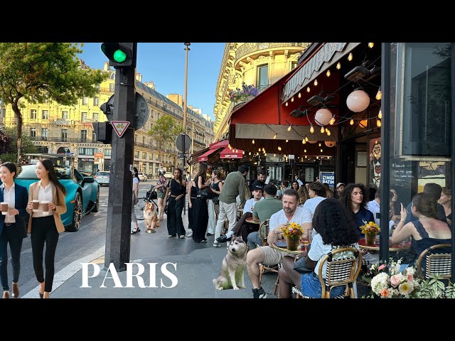 11 July 2026 PARIS 🇫🇷 FRANCE STREET WALK TOUR WARM SUMMER EVENING WALK TOUR HEATWAVE PARIS 
