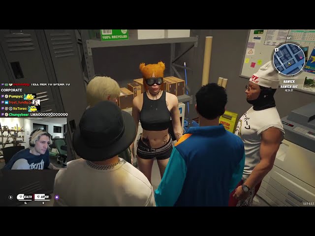 XQC PLAYS GTA RP NOPIXEL V (part 18)