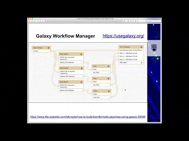 Tools for automating analysis pipelines