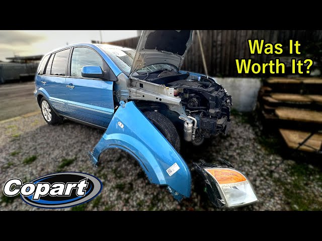 I REBUILT the £425 Crash Damaged FORD FUSION from COPART - New Bumper!