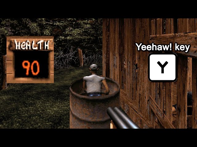Redneck Rampage - The "Yeehaw!" Barrel Trick