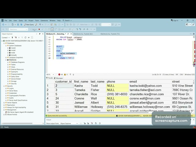 Perform Data Cube Operations (OLAP Operations) using SQL Queries Rollup, Rolldown, Slicing, Dicing