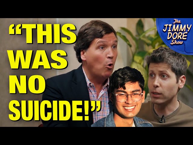 Tucker Accuses OpenAI Founder Sam Altman Of MURDERING Whistleblower!